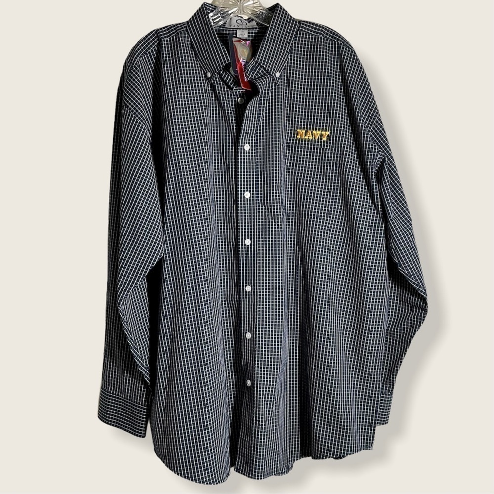 US Navy Long sleeve button down cotton shirt​​​​​​​​​​​​​